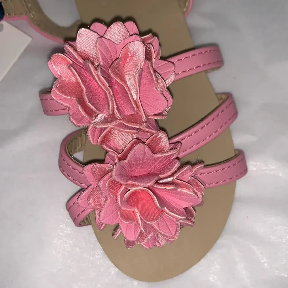 Janie and Jack Flower Sandal, 7 - NWT